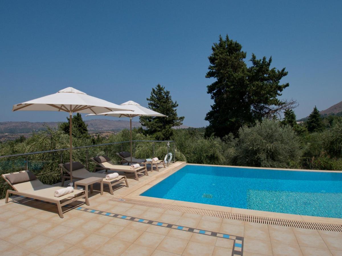 Villa Olivia With Pool Vrises Crete Alikampos Exterior photo